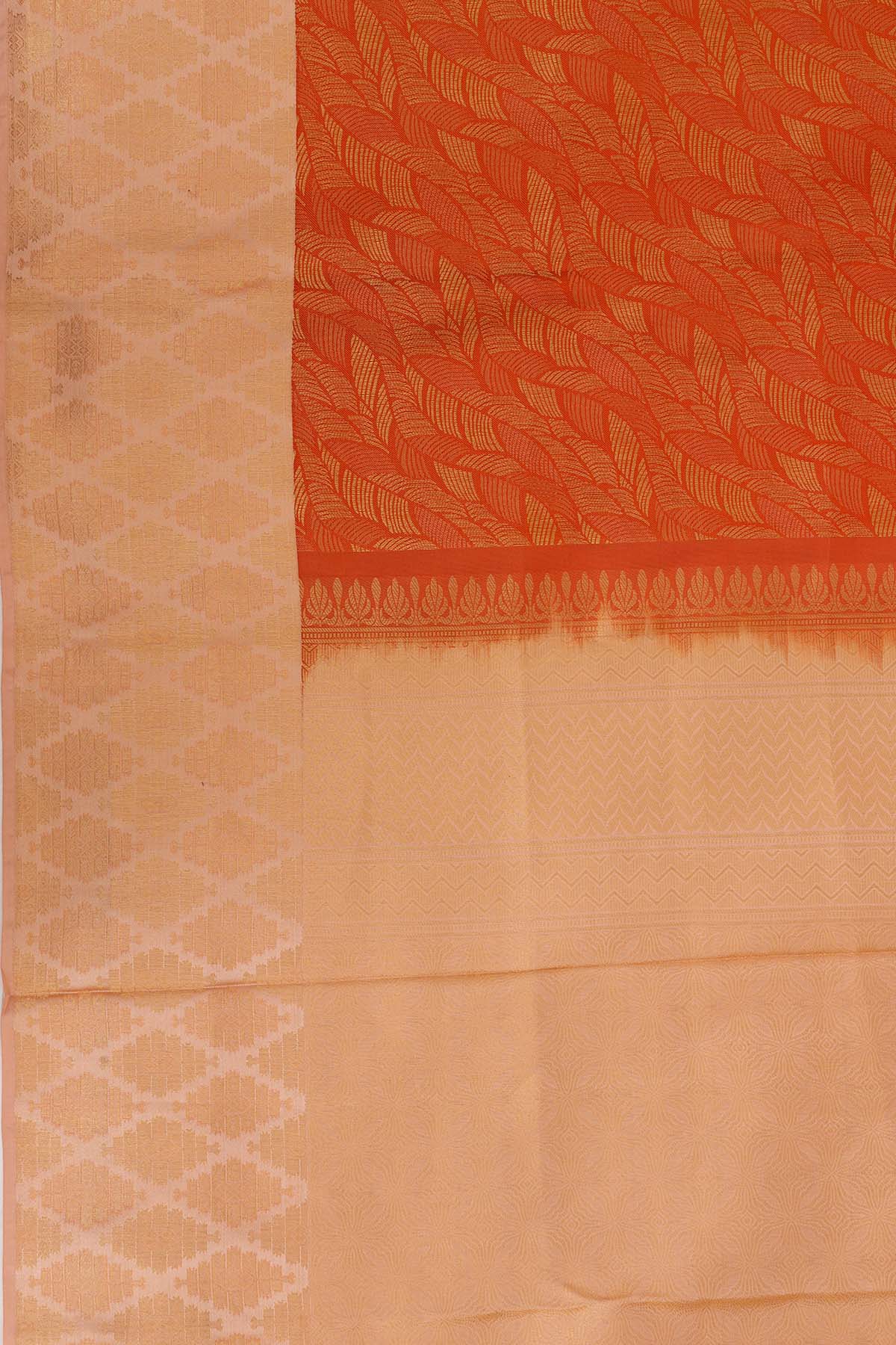 Royal Sunset Dual Tone Soft Silk Saree