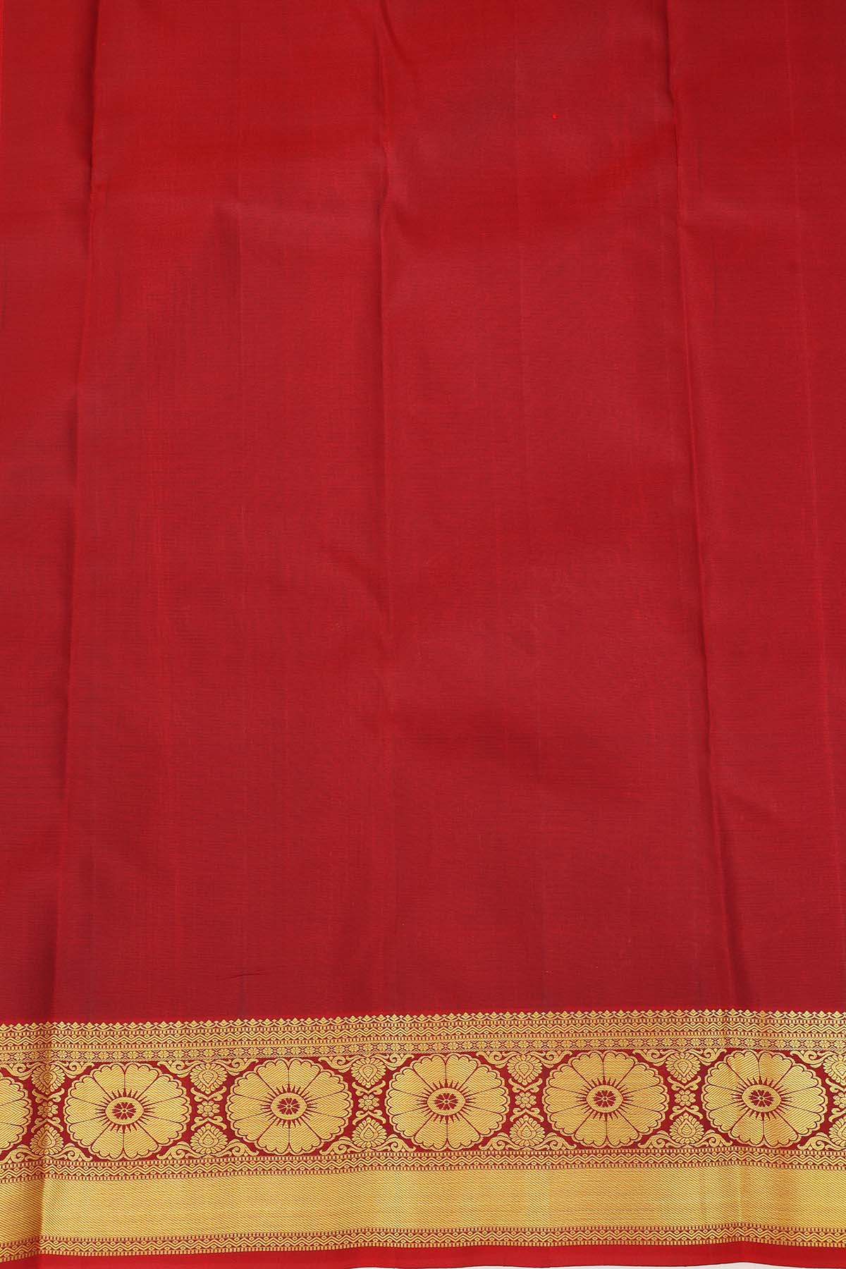 Bridal Red Gold Kanchipuram Silk Saree