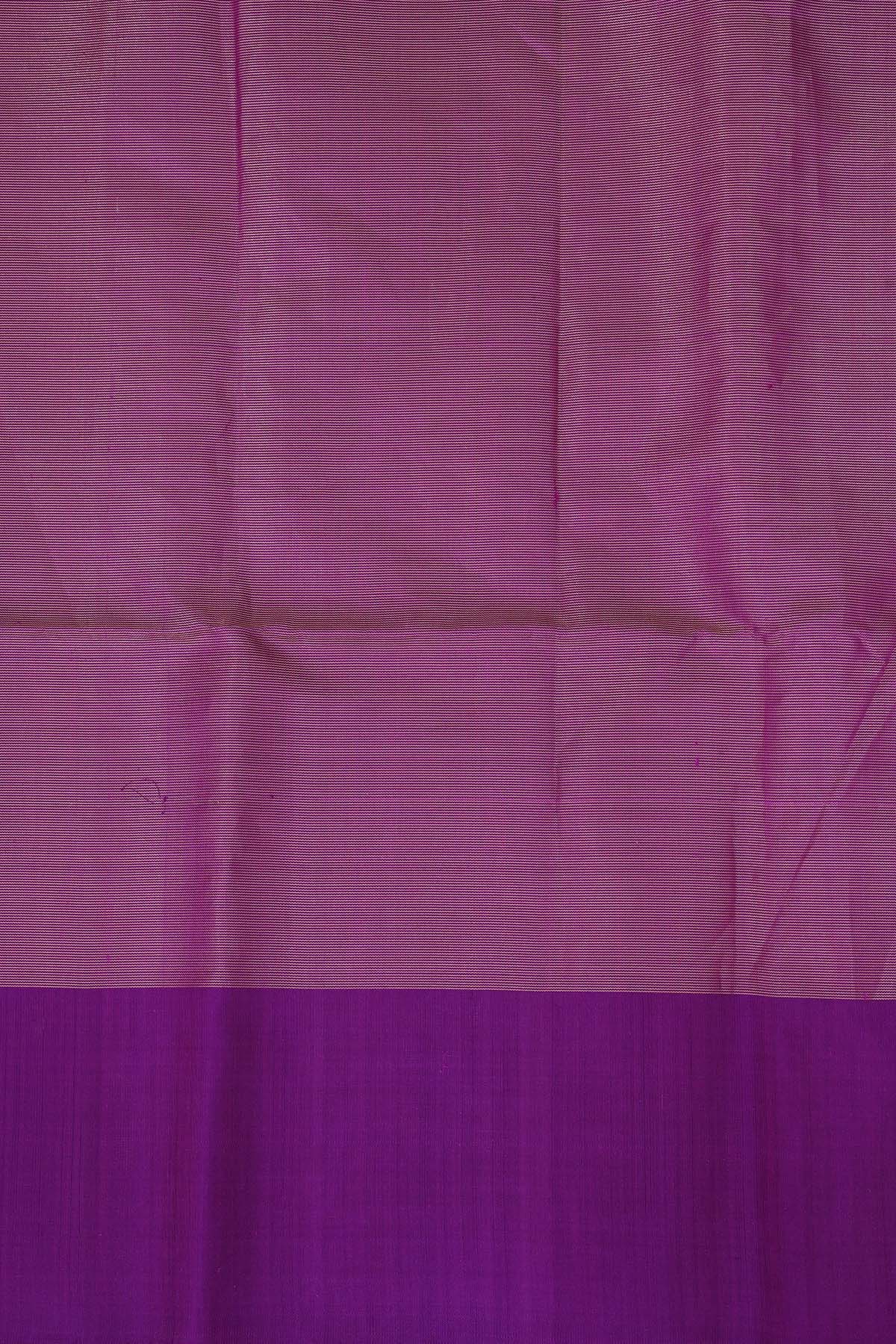 Temple Heritage Pink Zari Soft Silk Saree